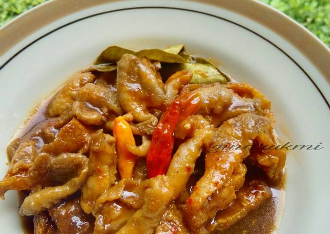 Resep Tumis Kulit Ayam Tahu Oleh Gina Rukmi Cookpad