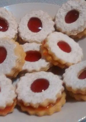 Una foto de Galletas linzer