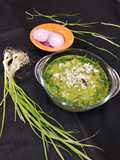 Lilva Tuvar in green garlic gravy