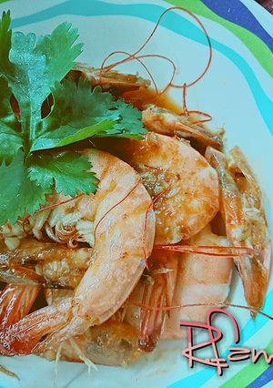 รูปของ กุ้งผัดกระเทียมง่ายๆ