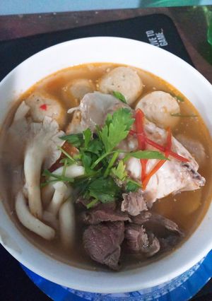 Hình của món Lẩu cá diêu hồng.