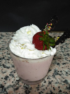 Una foto de Mousse de Fresas