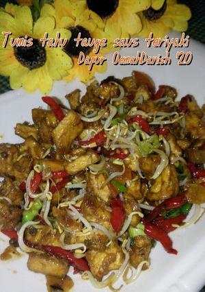 Foto resep Tumis Tahu Tauge Saus teriyaki