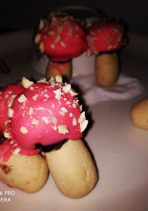 A picture of Eggless Button Top 🍄 Mushroom Sugar Cookie.