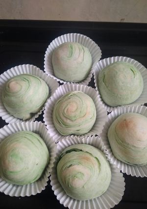 Foto resep Spiral mooncake (pia seribu lapis)