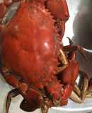 Cua biển nấu bia