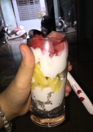 Hình của món Sữa chua giảm cân thanh mát.