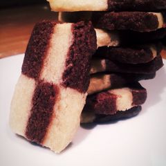 A picture of Checkered Biscuits!.