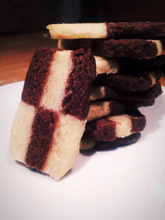 A picture of Checkered Biscuits!.