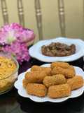 Crispy yam nuggets