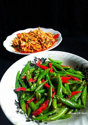 Foto resep Tumis kacang panjang