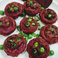 Oats beetroot appey A picture of Oats beetroot appey.