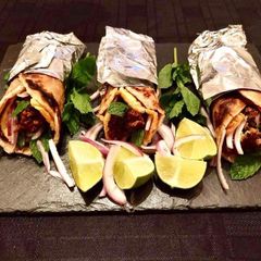 A picture of Egg Mutton Kebab Rolls.