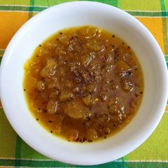 A picture of Sweet and Spicy Amla Chutney.