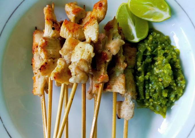 Sate taichan sambal ijo