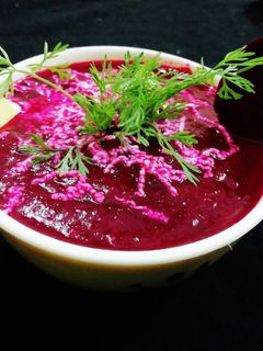 चुकुन्दर और गाजर का सूप (chukandar aur gajar ka soup recipe in Hindi) रेसिपी मुख्य फोटो