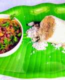 Kerala Rice Puttu With Kadala Curry