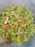 Salada de Abóbora, Chuchu e Alface