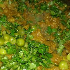 A picture of Baingan bharta.