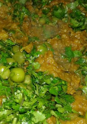 A picture of Baingan bharta.