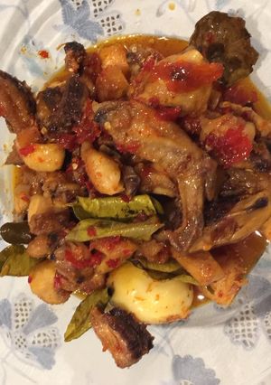 Foto resep Ayam dan telur balado