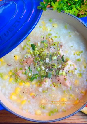 雞肉玉米粥 的食譜成品照片