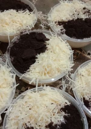 Foto resep Singkong thailand toping keju dan oreo