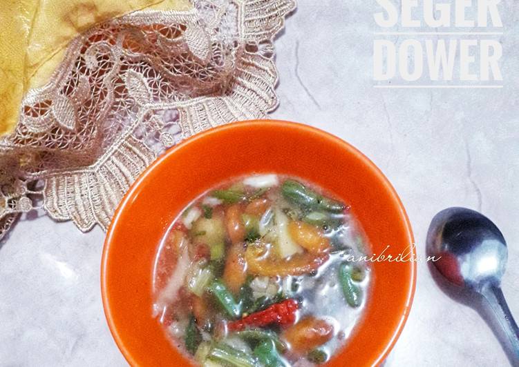 Sup sayur seger dower