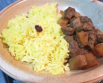 Easy Make Recipe Saffron Rice with Biryani Beef Most Delicious