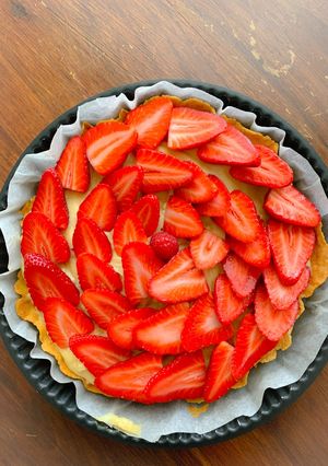 Une photo de Tarte aux fraises
