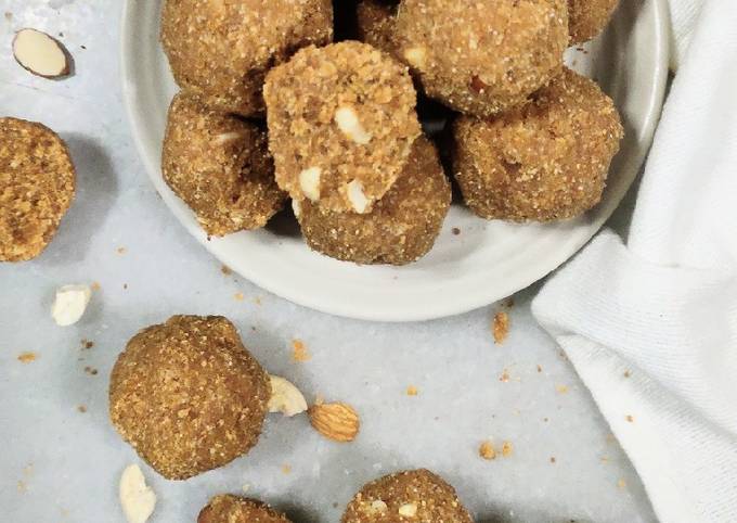 Simple Way to Prepare Quick Churma  gur Ladoo / churma laddu with Jaggery