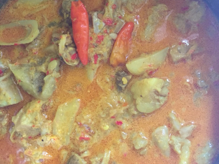 Resep Gulai nangka tetelan + daging sapi Anti Gagal