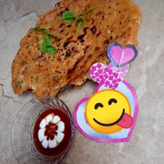 A picture of Kalonji Aur Piyaz wala paratha 😋👌❣️.