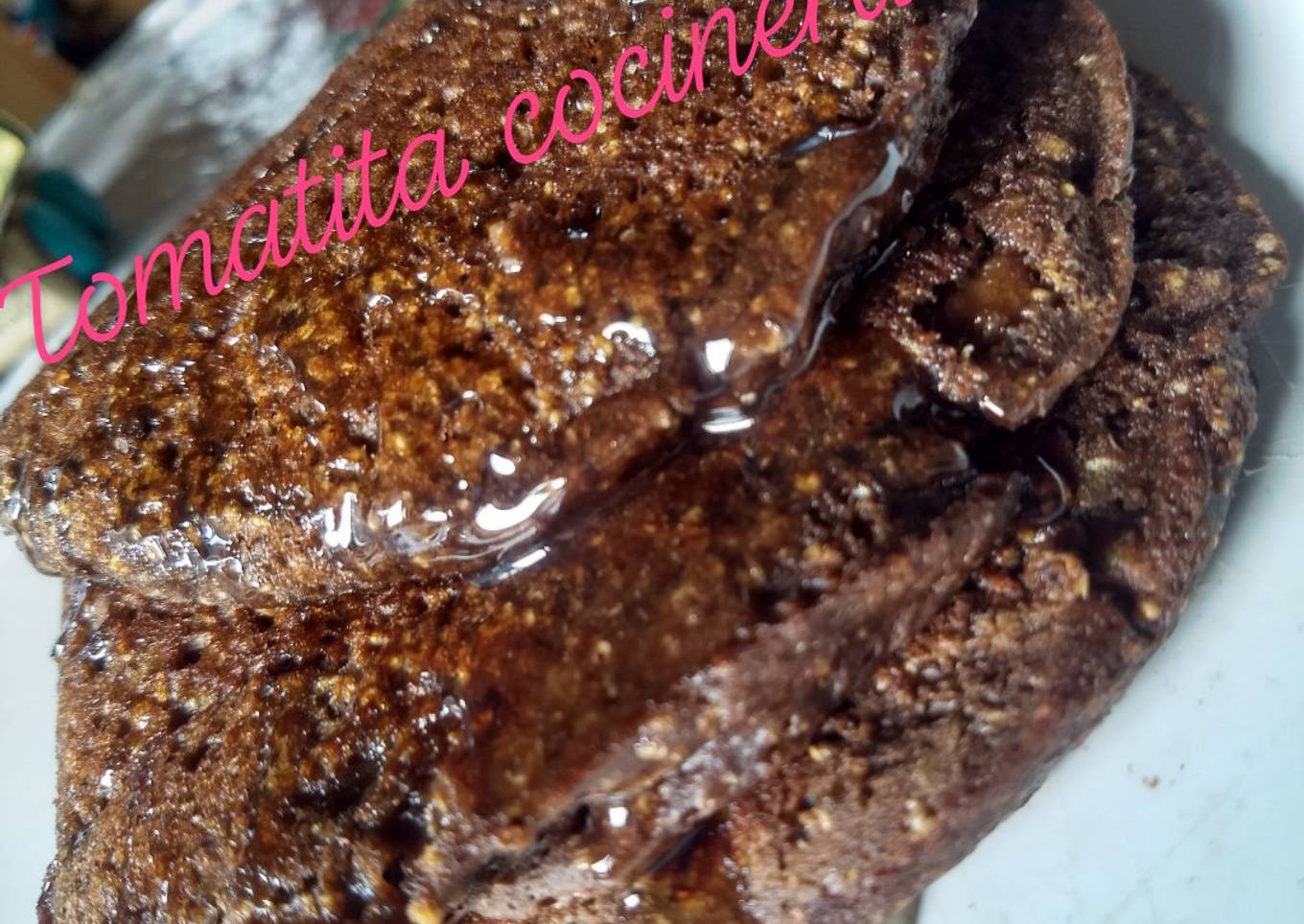 Choco hot cakes de amaranto