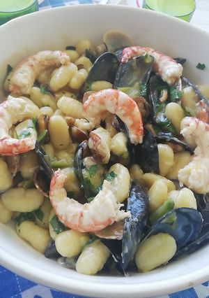 Foto di Gnocchi cozze vongole e gamberi
