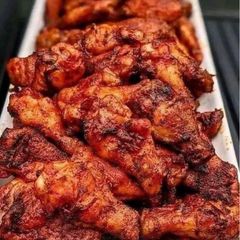 A picture of Title: Smoky Chicken Wings.