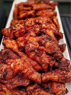 A picture of Title: Smoky Chicken Wings.