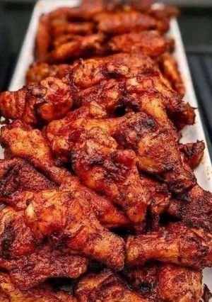 A picture of Title: Smoky Chicken Wings.