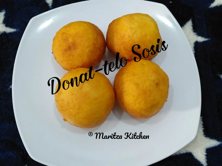 Langkah Mudah untuk Membuat Resep Donat-telo Sosis yang Lezat Sekali Anti Ribet, Mantap