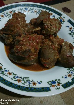 Foto resep Jeroan bumbu pedas