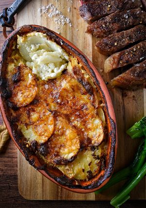 A picture of Healthier Dauphinoise Potatoes.