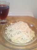 Spaghetti blanco súper cremoso 🍝