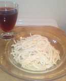 Spaghetti blanco súper cremoso 🍝