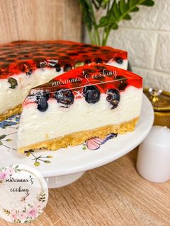 Фото «Чізкейк з желе без випічки»🍰.