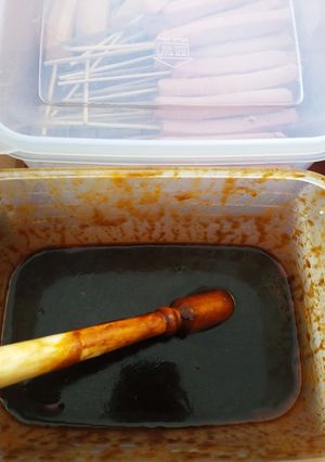 Foto resep Bumbu oles sosis bakar / bakso bakar