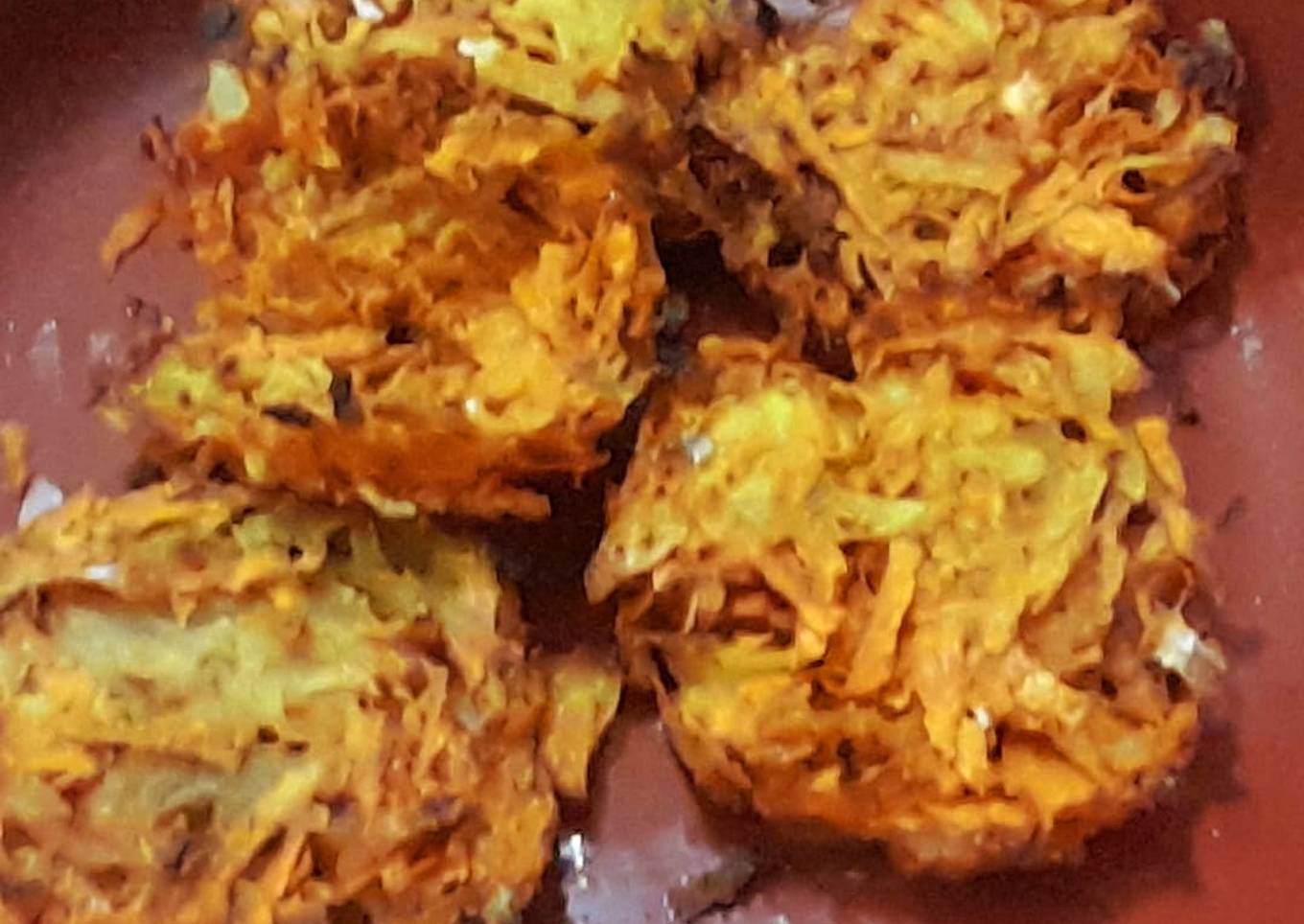 Rosti de patate douce et pomme de terre