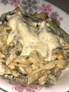 عکسی از دستور پاستا پنه با سس آلفردو