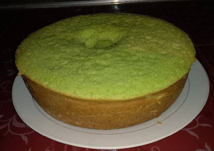 Anti Ribet, Membuat Bolu pandan(panggang) ekonomis