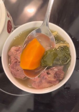 Hình của món Canh cải khô sườn heo.