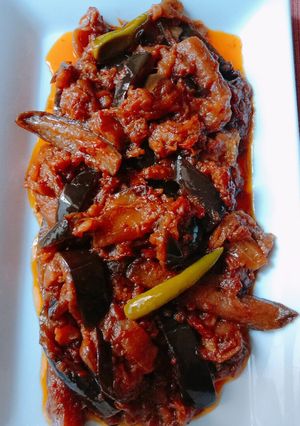 A picture of Baingun ka salan.